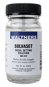 Walthers 904-470 Solvaset Decal Setting Solution