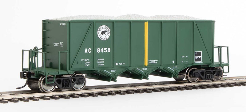Walthers Proto 920-106015 HO Scale 40' Ortner 100 Ton Aggregate Hopper Algoma Central AC 8458