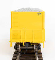 Walthers Proto 920-106016 HO Scale 40' Ortner 100 Ton Aggregate Hopper Blue Circle Cement WBCX 73018