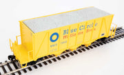 Walthers Proto 920-106016 HO Scale 40' Ortner 100 Ton Aggregate Hopper Blue Circle Cement WBCX 73018
