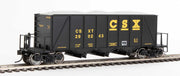 Walthers Proto 920-106021 HO Scale 40' Ortner 100 Ton Aggregate Hopper CSX 290243