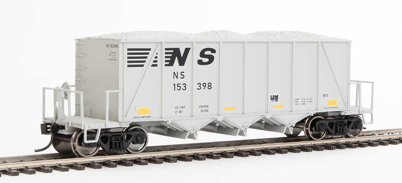 Wathers Proto 920-106026 HO Scale 40' Ortner 100 Ton Aggregate Hopper Norfolk Southern NS 153398