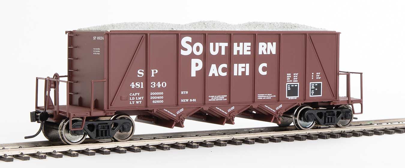 Wathers Proto 920-106030 HO Scale 40' Ortner 100 Ton Aggregate Hopper Southern Pacific SP 481340