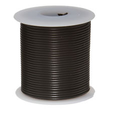 White Rose Hobbies 1052 Black 22 Gauge Single Strand Copper Wire 32' Roll