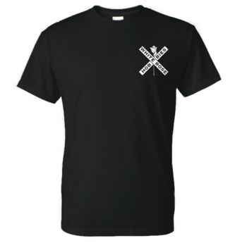 White Rose Hobbies WRH Logo Black T-Shirt Size Medium