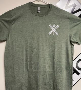 White Rose Hobbies WRH Logo Green Long Sleeve Shirt Large