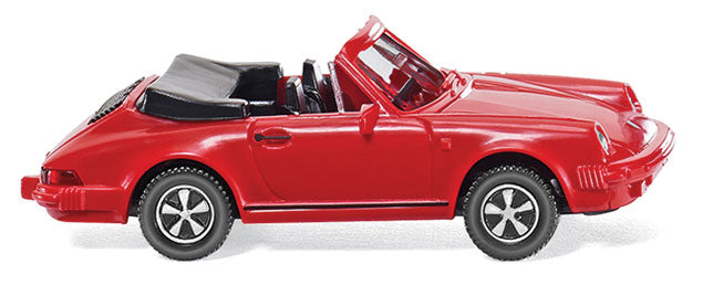 Wiking 16203 HO Scale Porsche 911 SC Red with Top Down