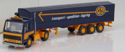 Wiking 27519 HO Scale Volvo FL10 Tractor Trailer ASG Transport