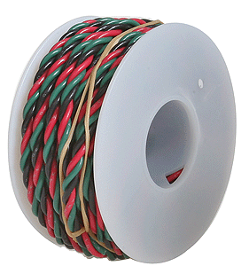 Wire Works H322070230 3 Conductor Hookup Wire 22 Gauge 23'