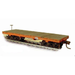 Wiseman Model Services RS-398 HOn3 24' Basic Flat Car Kit West Side Lumber - NOS