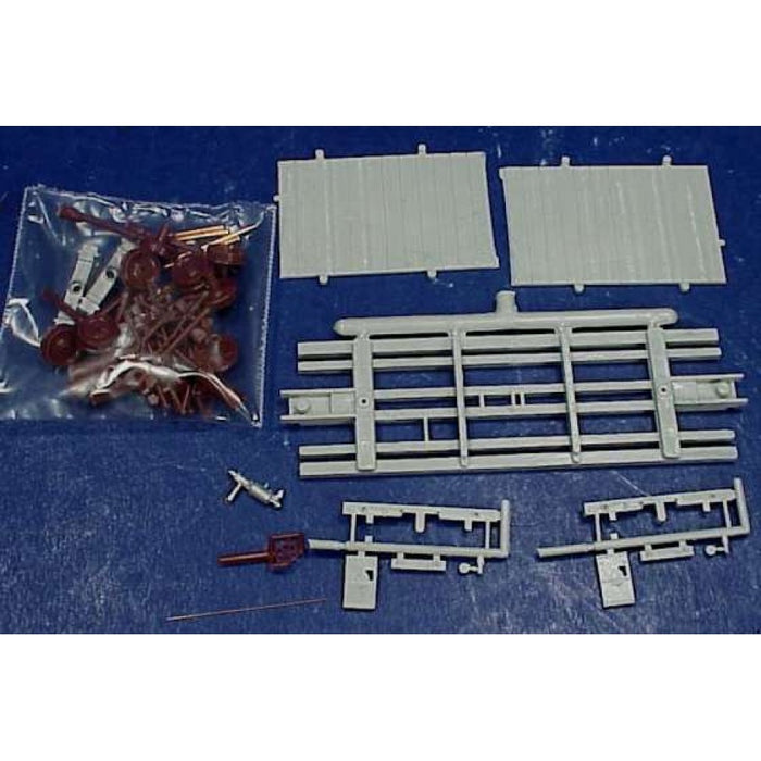 Wiseman Model Services RS-398 HOn3 24' Basic Flat Car Kit West Side Lumber - NOS