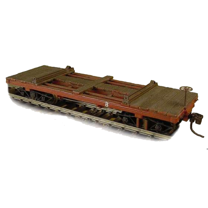 Wiseman Model Services RS-481 HOn3 Skeleton Logging Car Kit West Side Lumber #8 - NOS