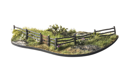 Woodland A2981 HO Scale Log Fence Kit