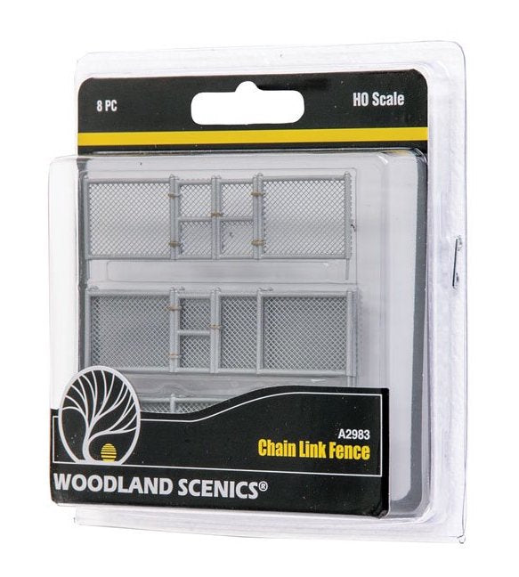 Woodland A2983 HO Scale Chain Link Fence Kit