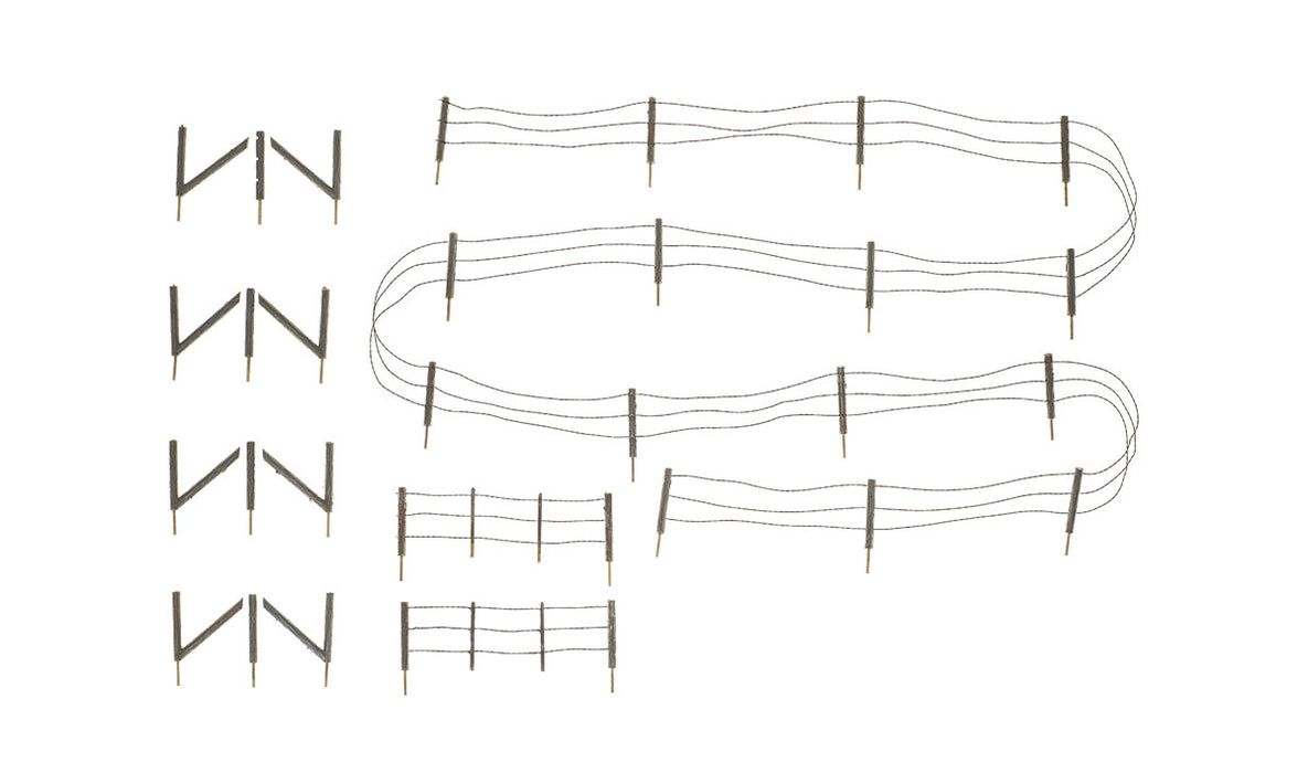 Woodland A2990 N Scale Barbed Wire Fence Kit