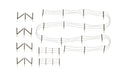 Woodland A2990 N Scale Barbed Wire Fence Kit