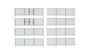Woodland A2993 N Scale Chain Link Fence Kit