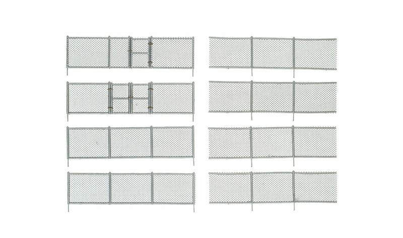 Woodland A2993 N Scale Chain Link Fence Kit