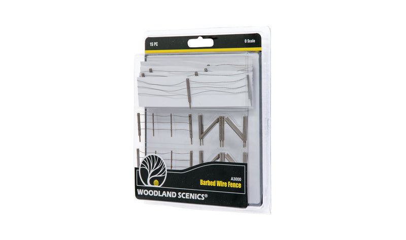 Woodland A3000 O Scale Barbed Wire Fence Kit