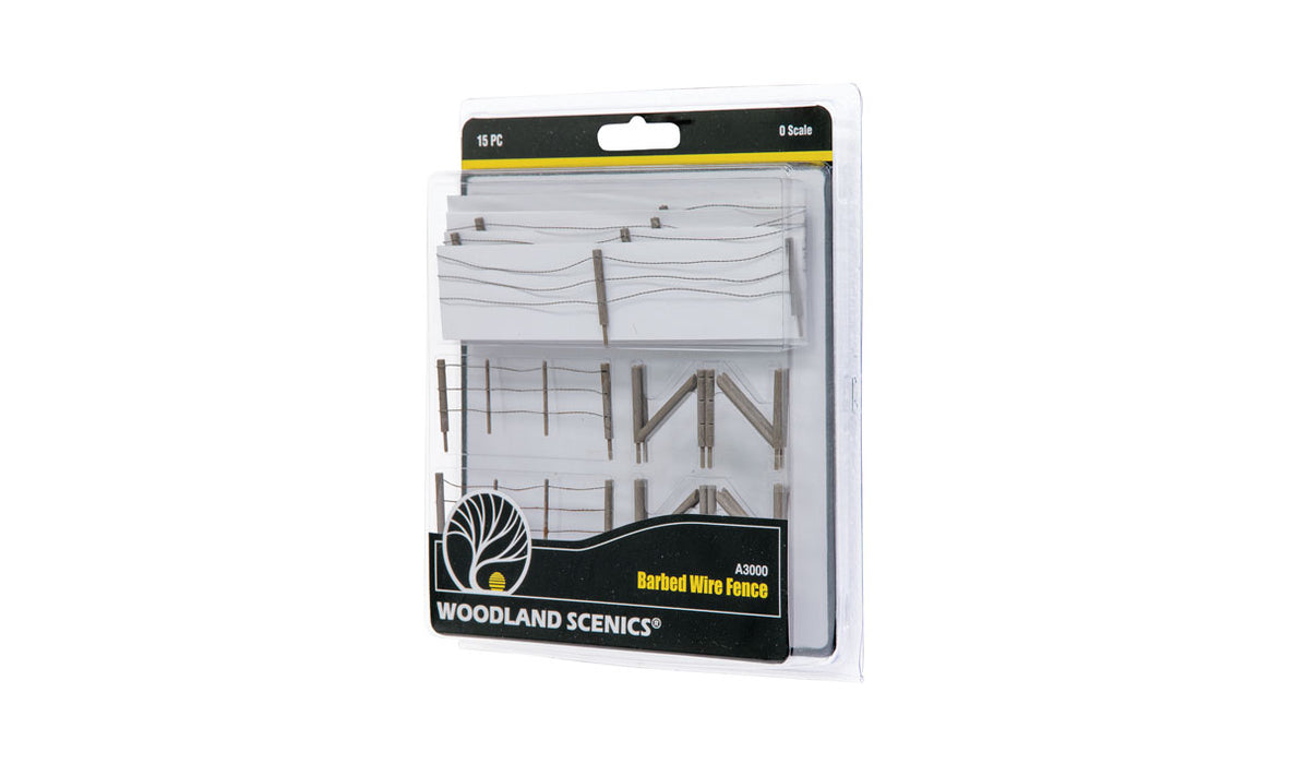 Woodland A3000 O Scale Barbed Wire Fence Kit