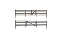 Woodland A3002 O Scale Wooden Rail Fence Kit
