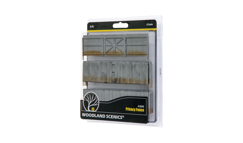 Woodland A3005 O Scale Privacy Fence Kit