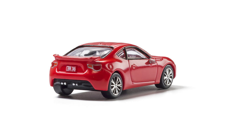 Woodland Scenics AS5369 HO Scale AutoScenes Modern Era Vehicles Red Sports Car