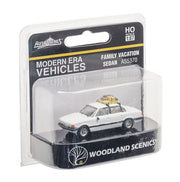 Woodland Scenics AS5370 HO Scale AutoScenes Modern Era Vehicles Family Vacation Sedan