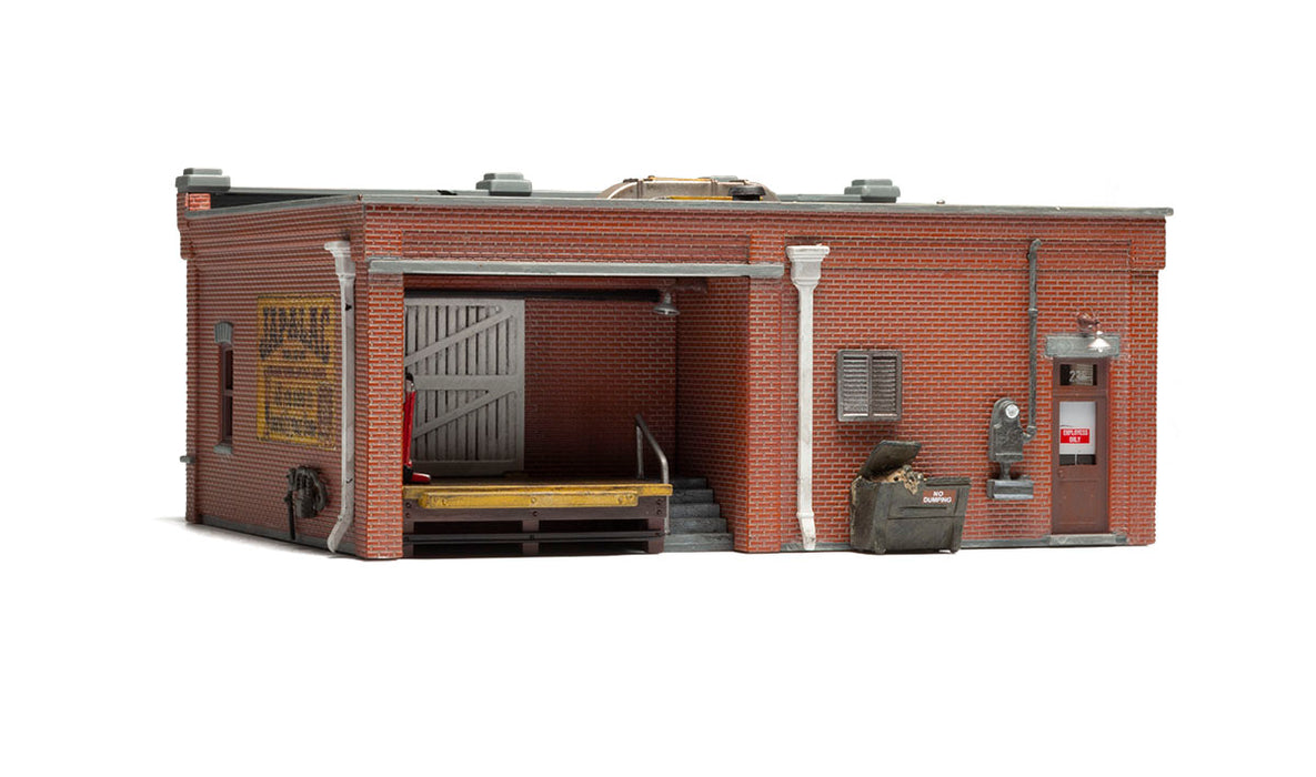 Woodland BR5069 HO Scale Built Up Structure Smith Brothers TV & Appliance Store