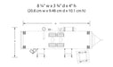 Woodland BR5862 O Scale Built & Ready Structure White/Salmon Trailer with Lights