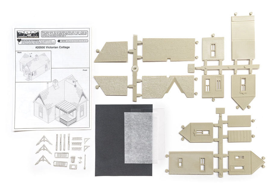 Woodland DPM Select 20500 HO Scale Victorian Cottage Kit [Building Structure Kit]