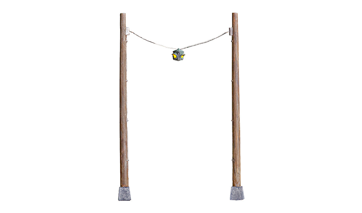 Woodland JP5636 N Scale Just Plug Suspended Flashing Traffic Lights