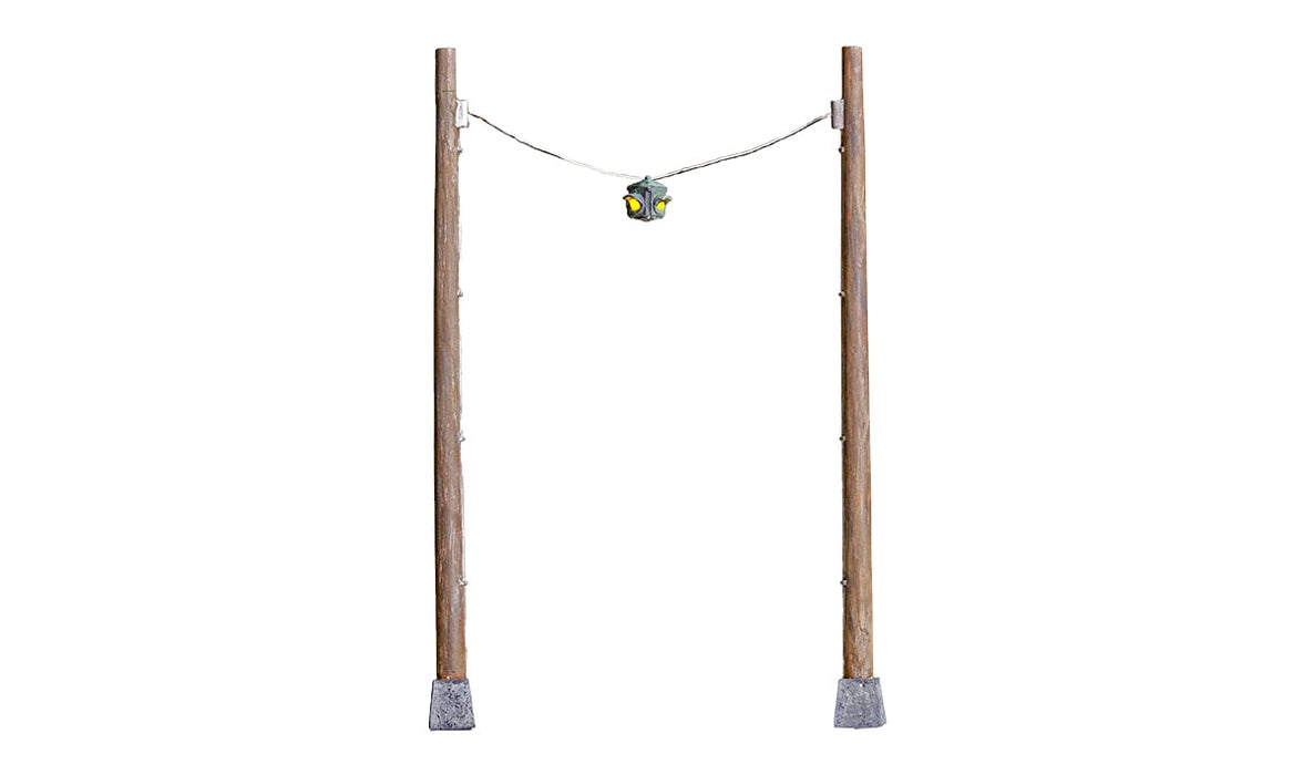 Woodland JP5652 HO Scale Just Plug Suspended Flashing Traffic Lights