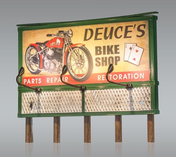 Woodland JP5792 HO Just Plug Lighted Billboard Duece's Parts and Repair