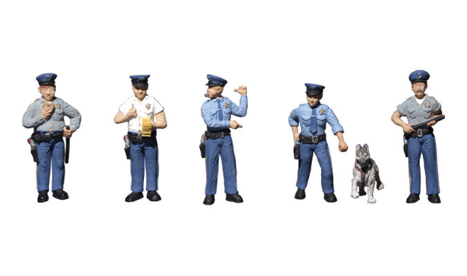 Woodland Scenics A1822 HO Scale Figures - Policeman
