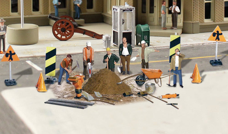 Woodland Scenics A1850 HO Scale Figures - Road Crew