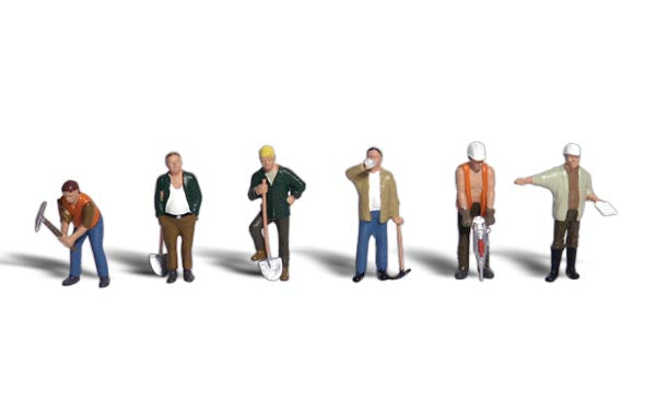 Woodland Scenics A1850 HO Scale Figures - Road Crew
