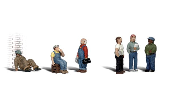 Woodland Scenics A1867 HO Scale Figures - Factory Workers
