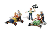Woodland Scenics A1952 HO Scale Figures - Downhill Derby