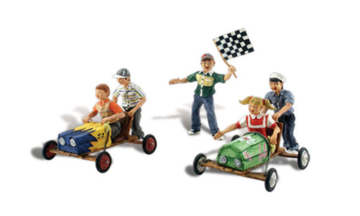 Woodland Scenics A1952 HO Scale Figures - Downhill Derby