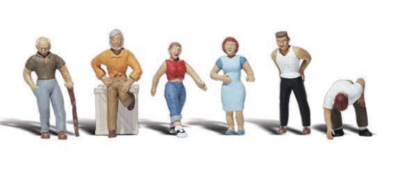 Woodland Scenics A2124 N Scale Figures - Ordinary People