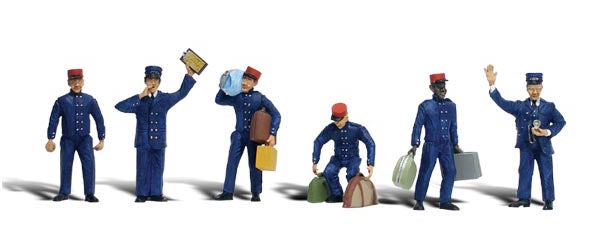 Woodland Scenics A2131 N Scale Figures - Train Personnel