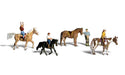 Woodland Scenics A2159 N Scale Figures - Horseback Riders