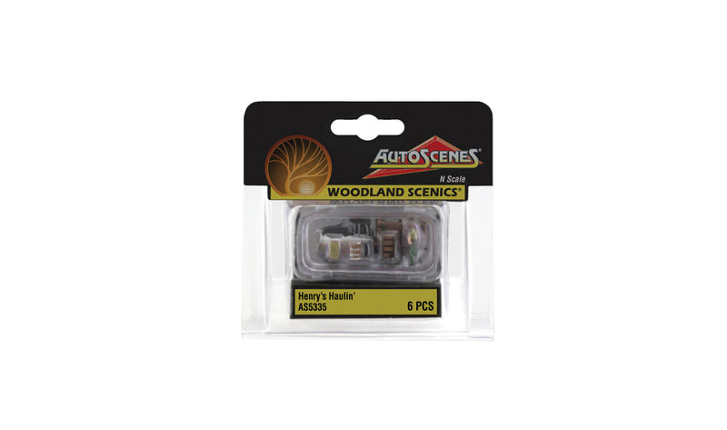 Woodland Scenics AS5335 N Scale Vehicles - Henry's Haulin'