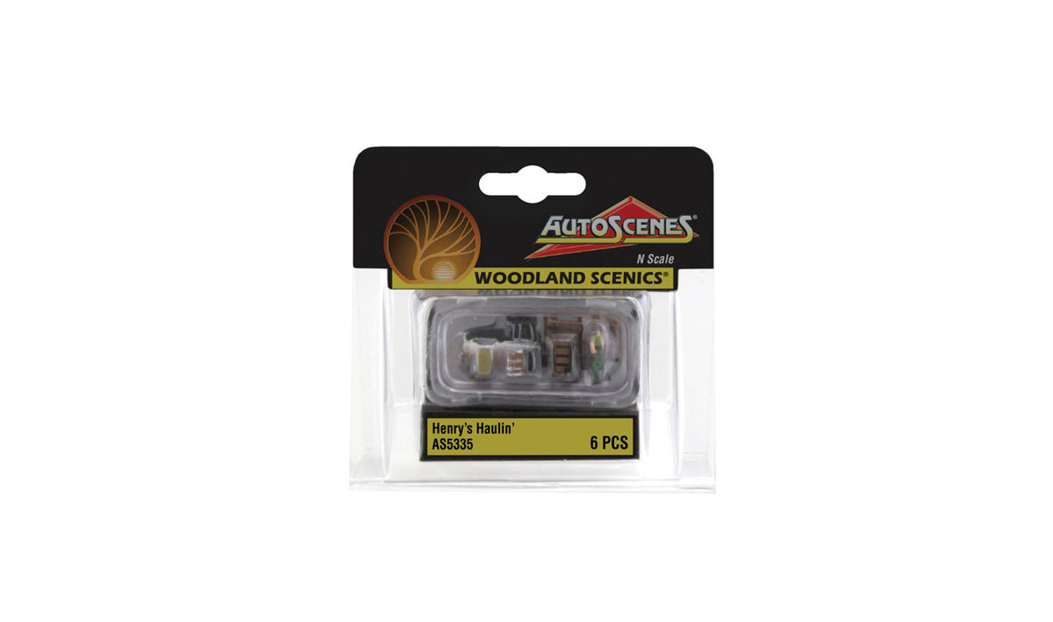 Woodland Scenics AS5335 N Scale Vehicles - Henry's Haulin'