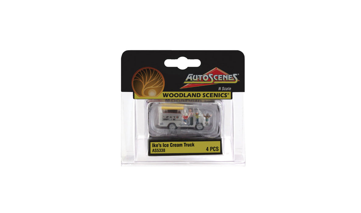 Woodland Scenics AS5338 N Scale Vehicles - Ike's Ice Cream Truck
