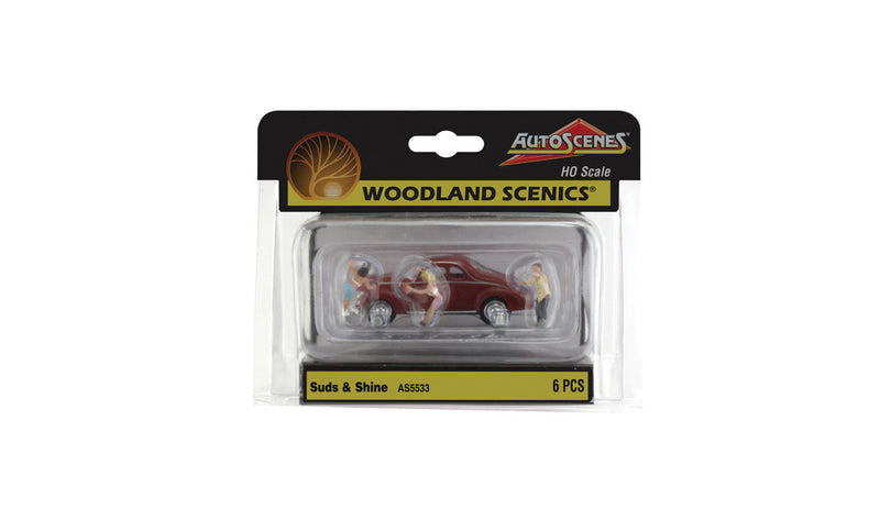 Woodland Scenics AS5533 HO Scale Vehicles - Suds & Shine