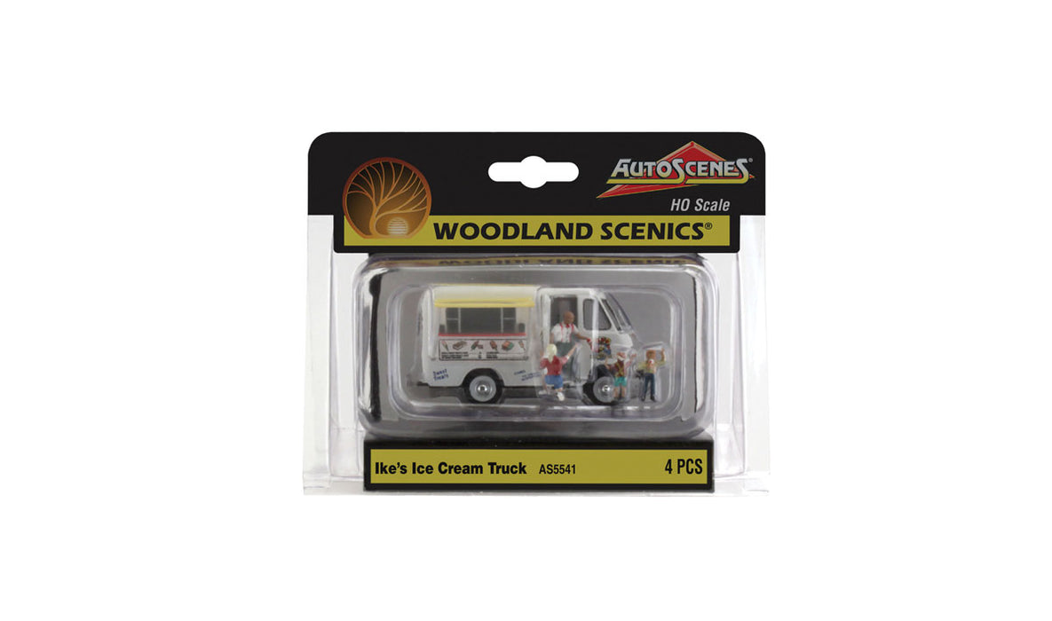 Woodland Scenics AS5541 HO Scale Vehicles - Ike's Ice Cream Truck