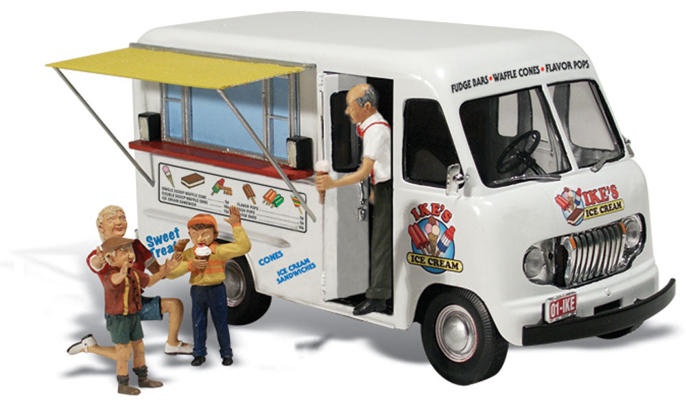 Woodland Scenics AS5541 HO Scale Vehicles - Ike's Ice Cream Truck