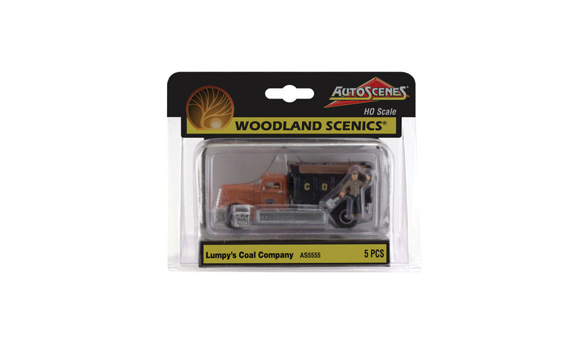 Woodland Scenics AS5555 HO Scale Vehicles - Lumpy's Coal Company